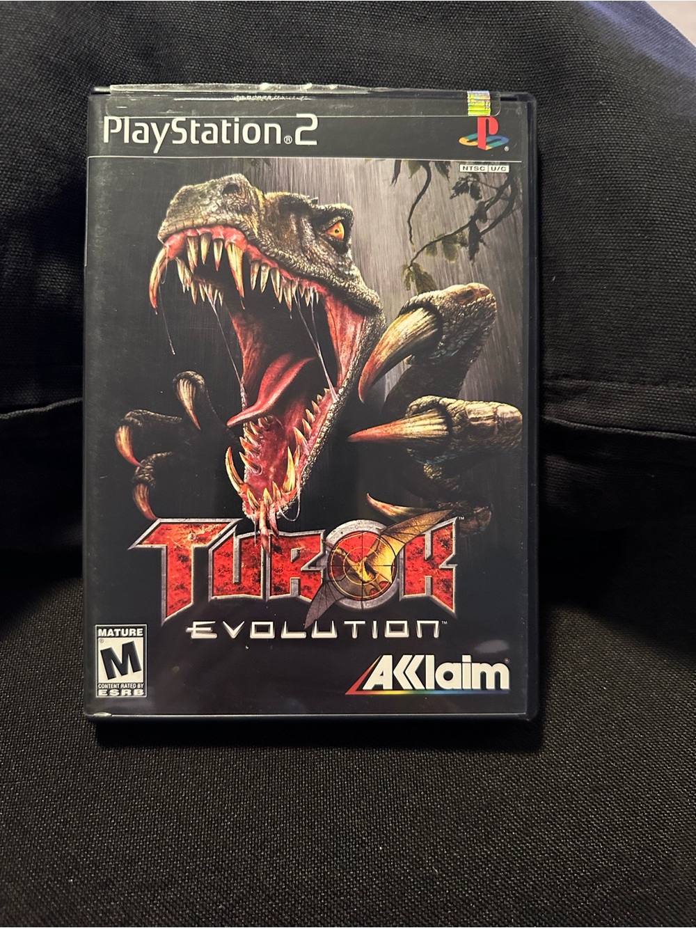 Sony PlayStation 2 Turok Evolution – Black & Red Cover Art